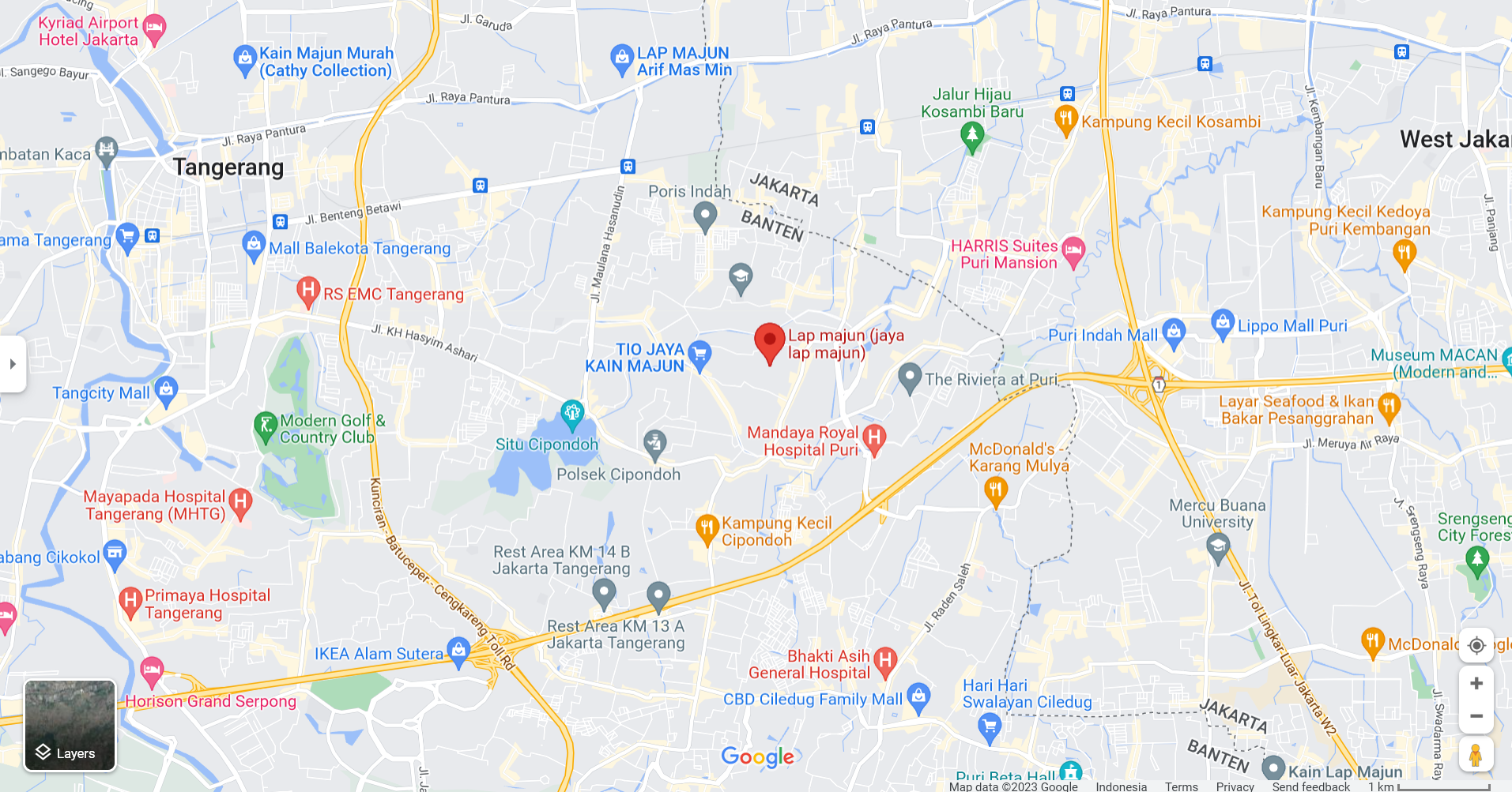 location map